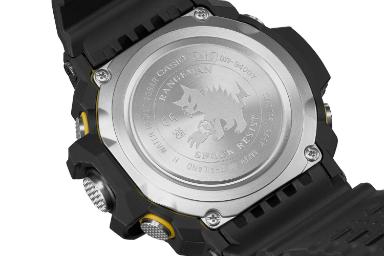 نمای پشت ساعت مچی مردانه کاسیو جی شاک GW-9400Y-1 با نمایش لوگو