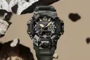 ساعت مگنتی کاسیو (Casio) مدل Mudmaster GWG-B1000-1A3 با بدنه مستحکم و رنگ سبز