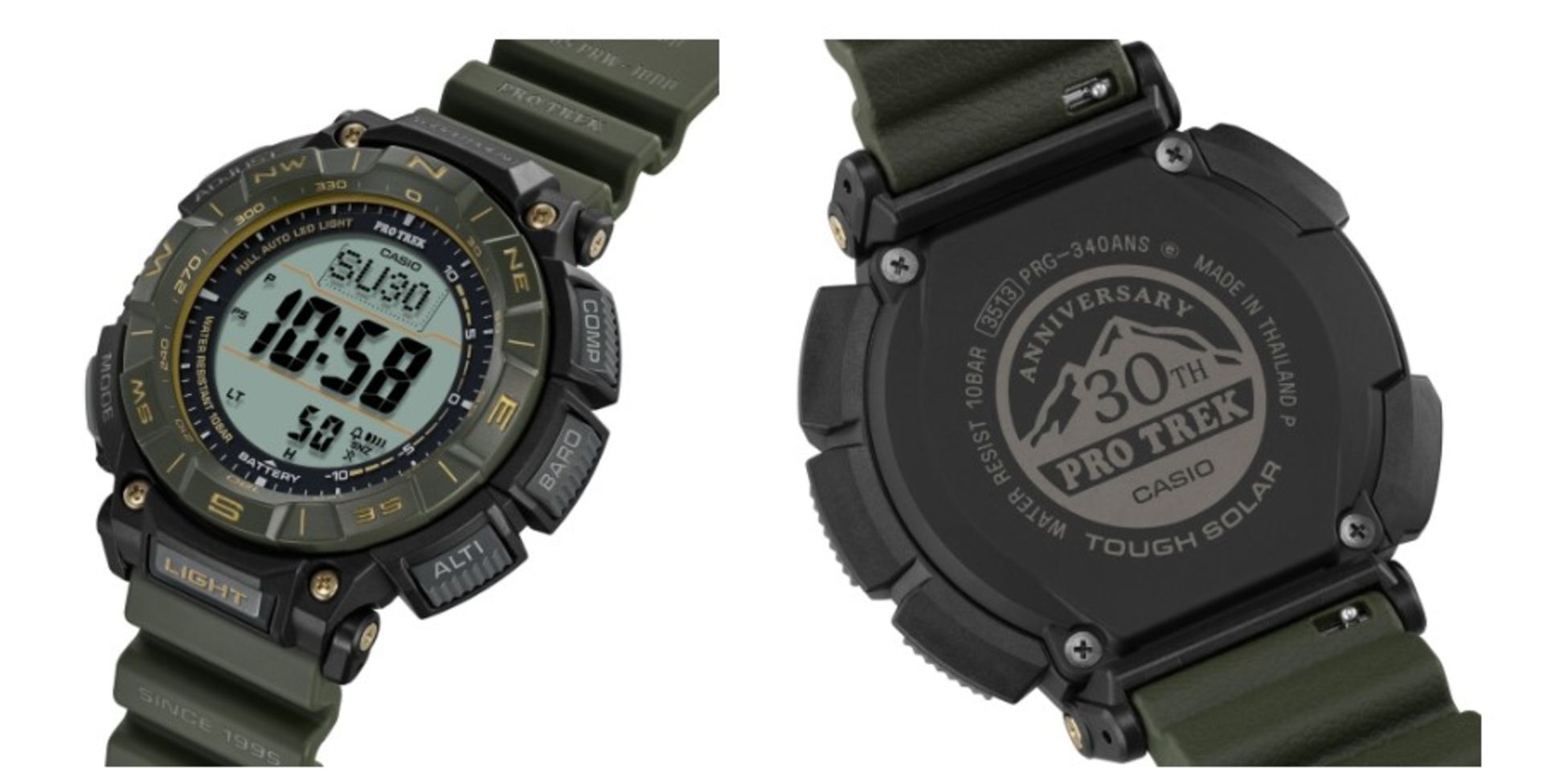 ساعت PRO TREK PRG-340ANS-3 در رنگ مشکی