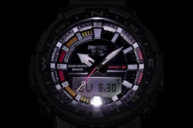 نور شب ساعت مچی مردانه کاسیو PRO TREK PRT-B70-1