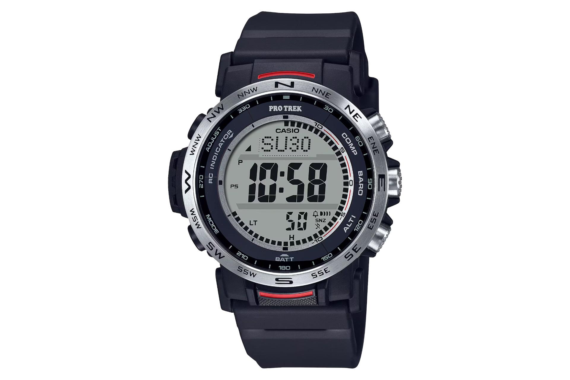 فریم، لوگو و صفحه ساعت مچی مردانه کاسیو PRO TREK PRW-35-1A