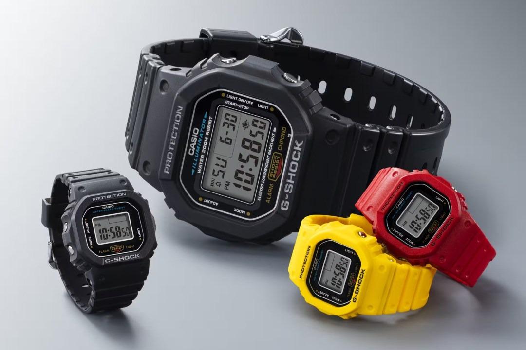 ساعت انگشتی G-Shock Nano DWN-5600 در رنگ‌بندی مختلف