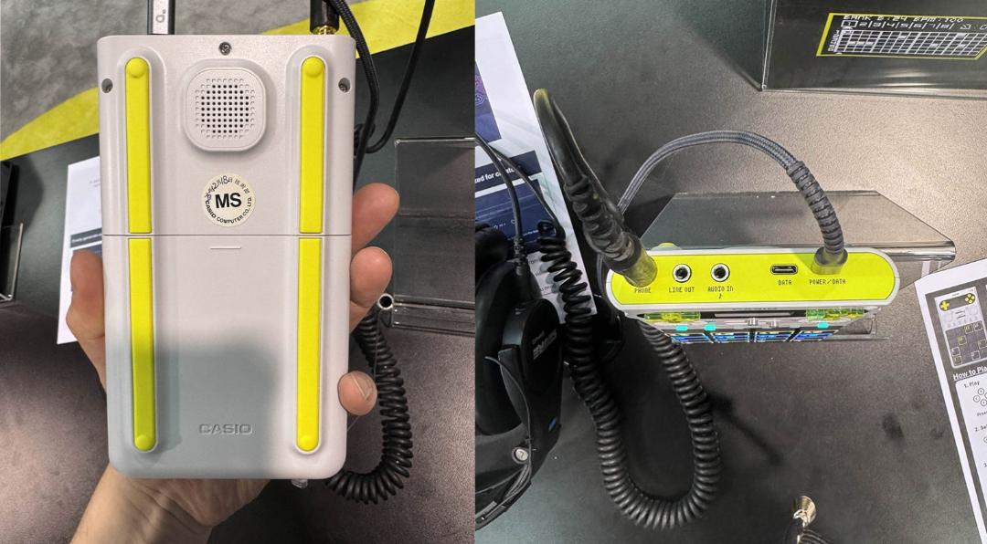 نمای پشتی سمپلر موسیقی SX-C1 کاسیو