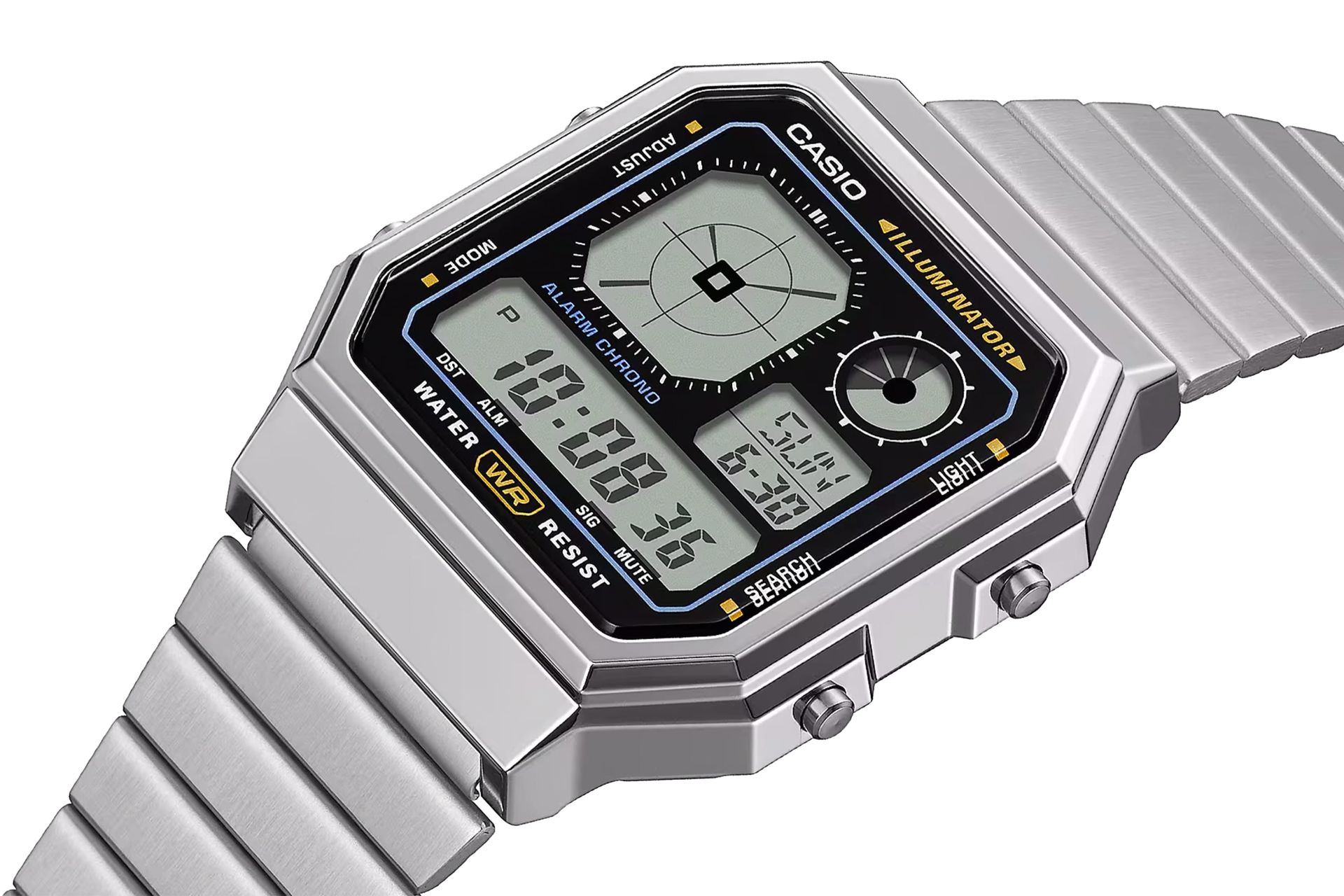 لبه سمت راست ساعت مچی مردانه کاسیو Vintage A130WEGG-1A