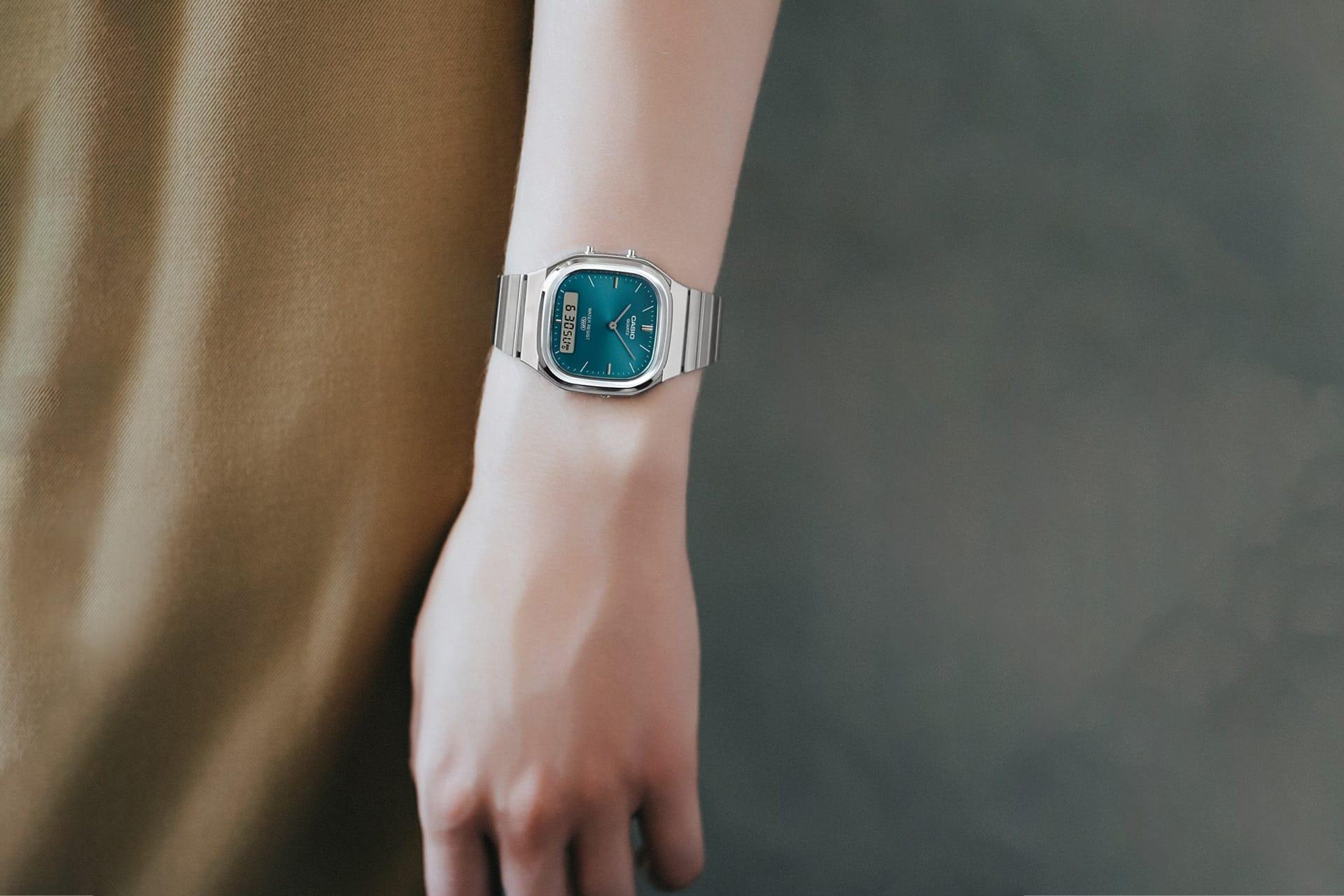 کاربری ساعت مچی زنانه کاسیو Casio Vintage AQ-240E-3A