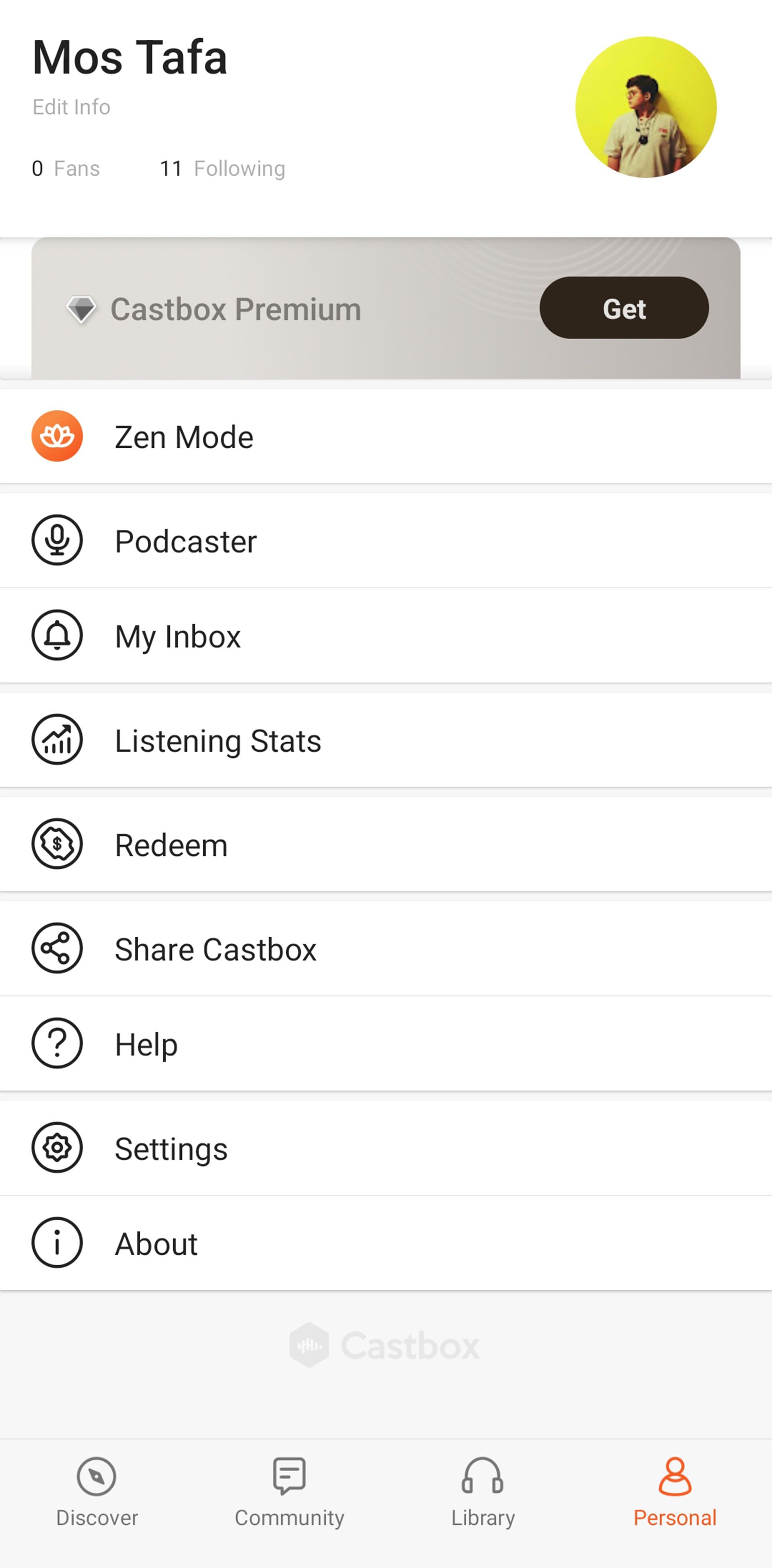 اسکرین شات کست باکس