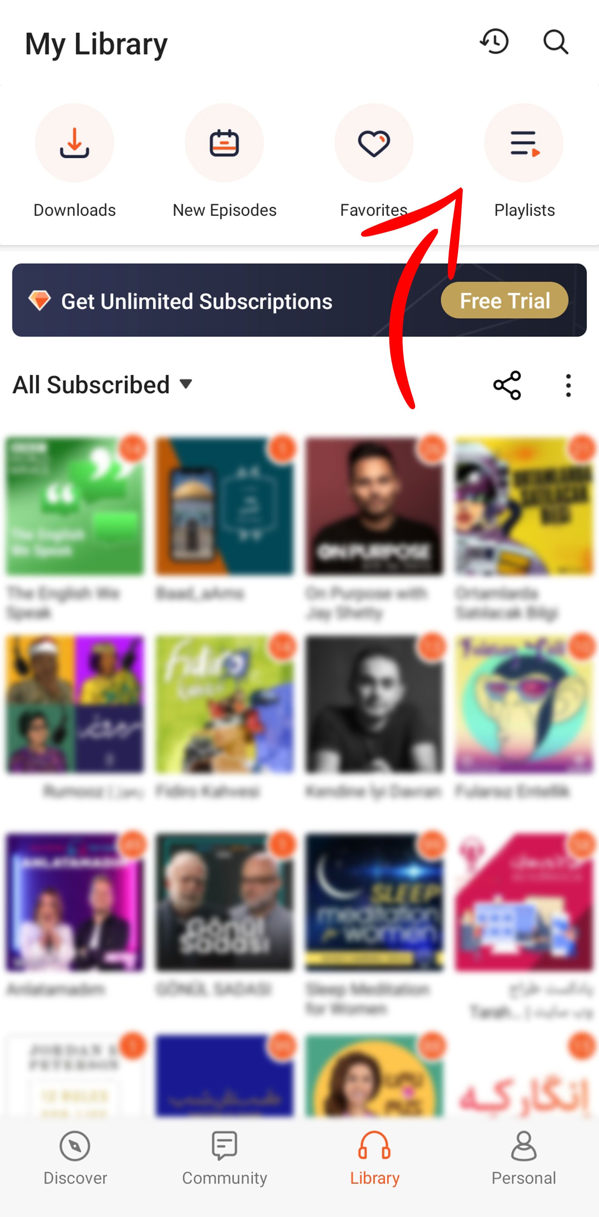 مراحل ساخت پلی لیست در کست باکس