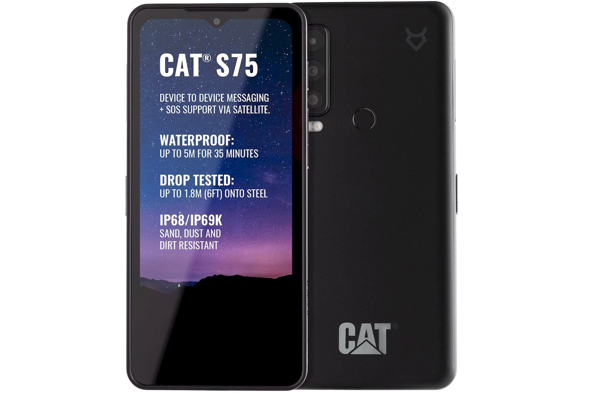 پنل پشتی و نمایشگر گوشی کت Cat S75