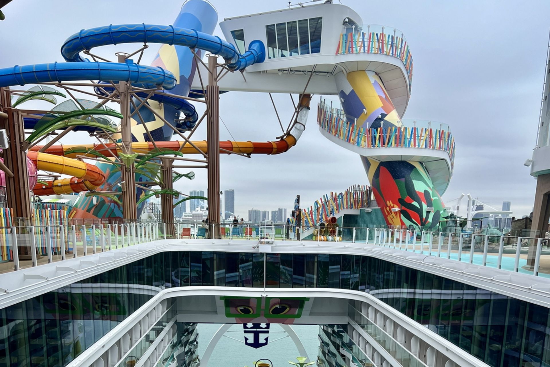 Thrill Island entertainment facilities on Icon of the Seas