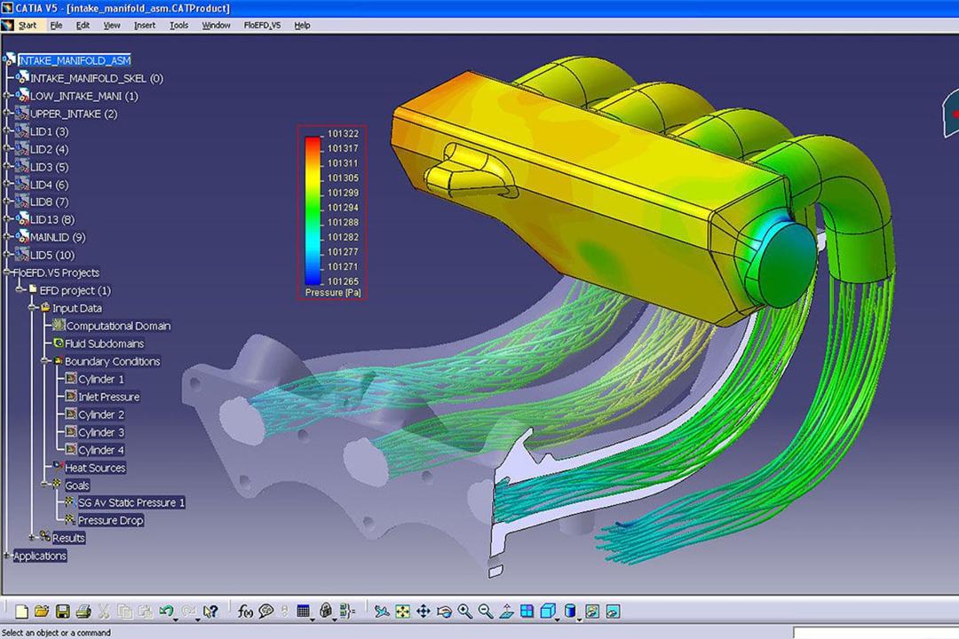 محیط نرم افزار CATIA