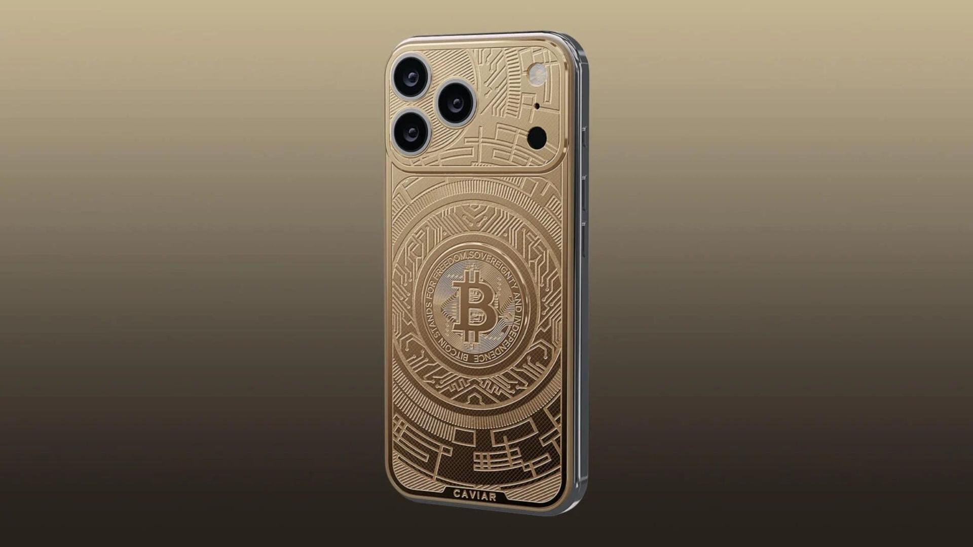 مدل Bitcoin آیفون ۱۷ کاویار