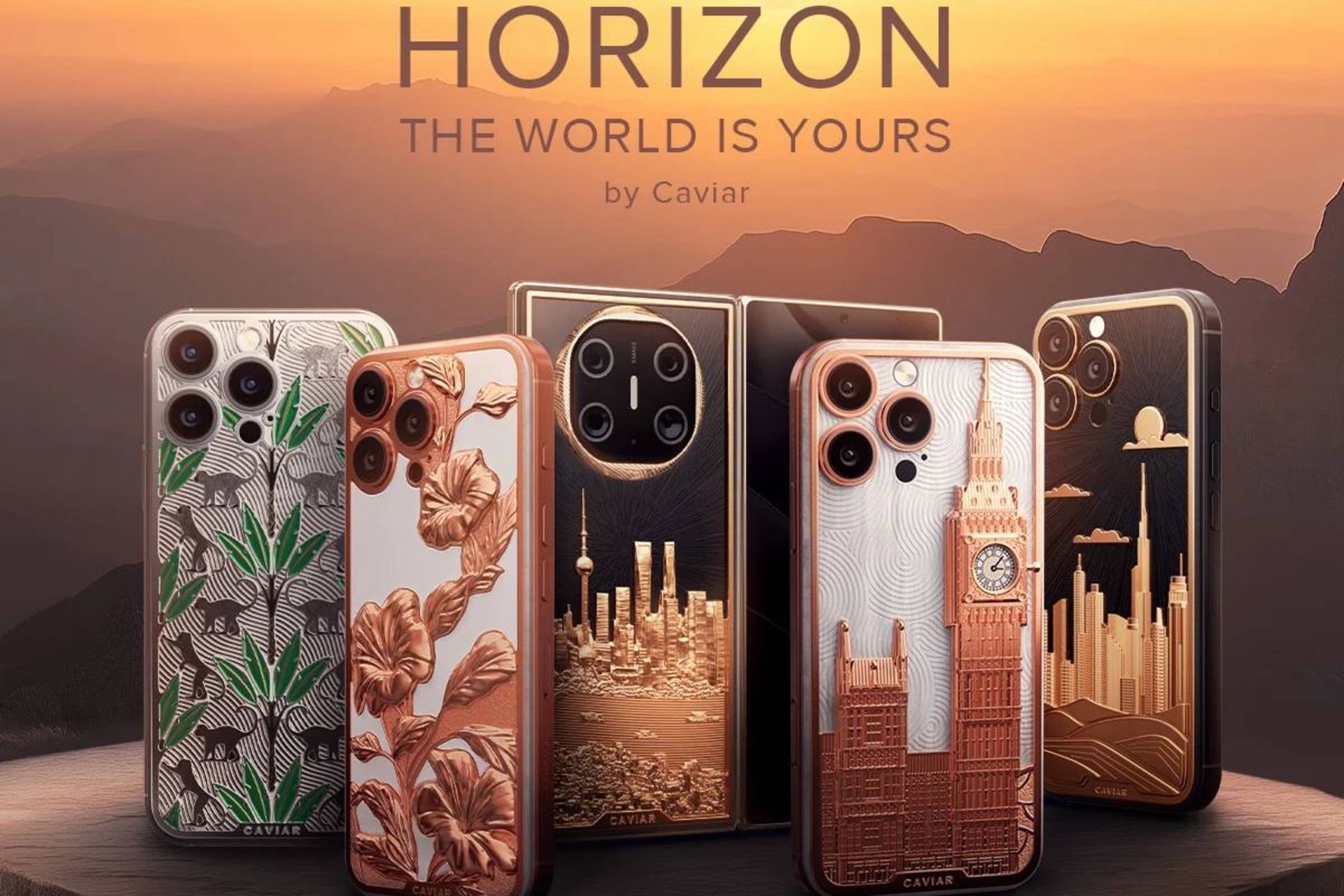 مجموعه لوکس گوشی های کاویار سری Horizon