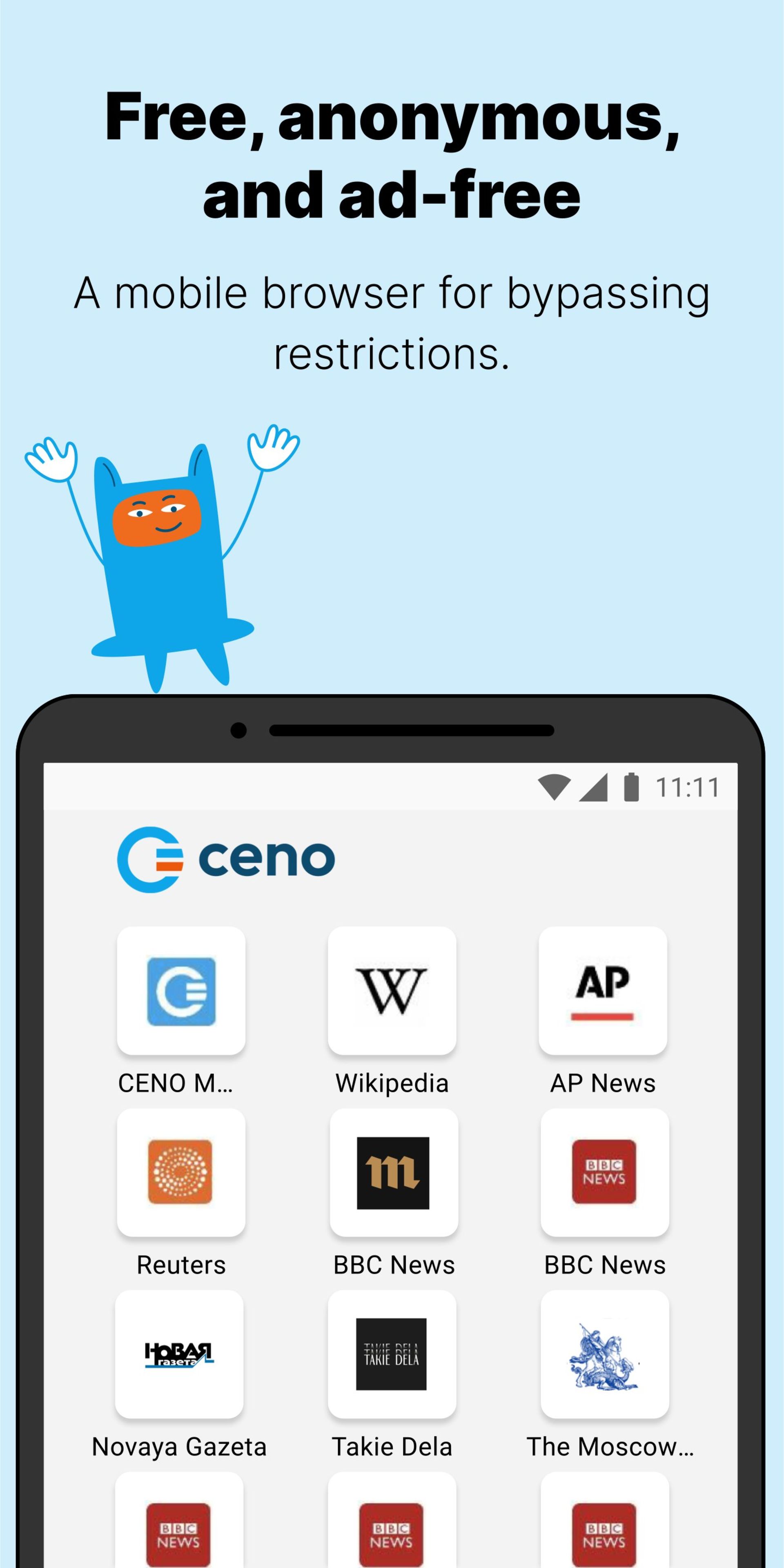 مرورگر آفلاین Ceno Browser