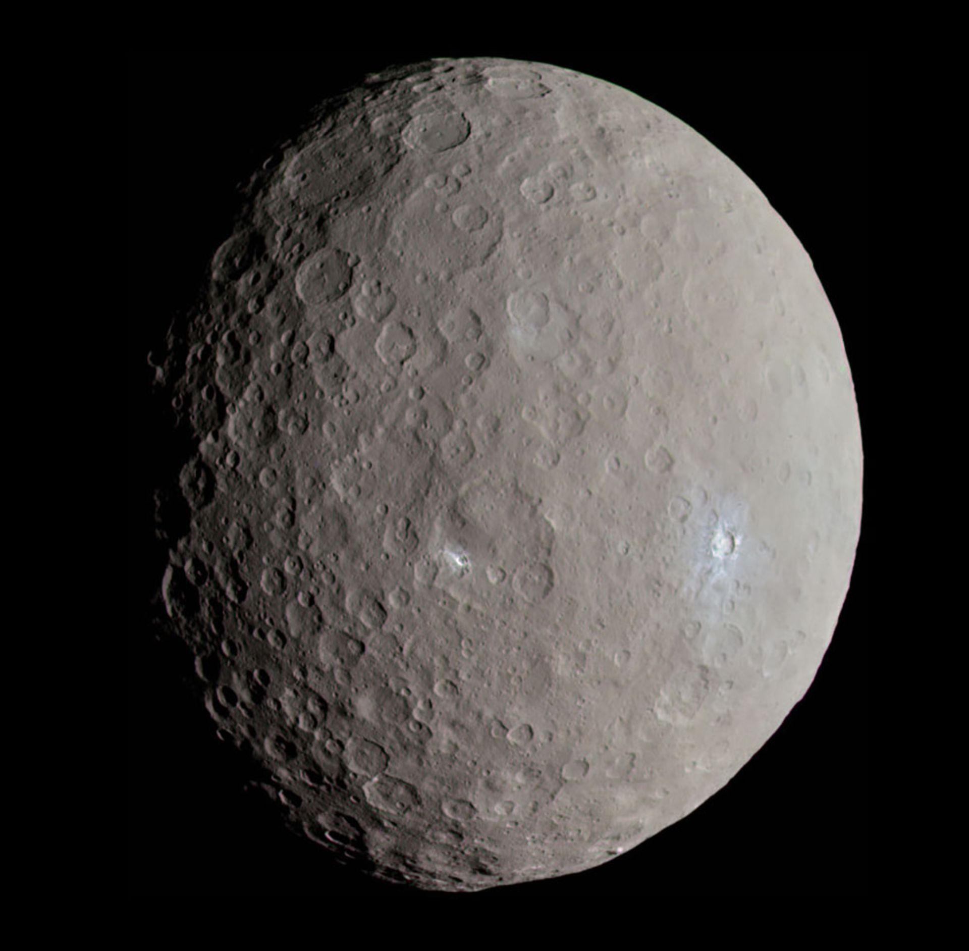 Dawn image of Ceres