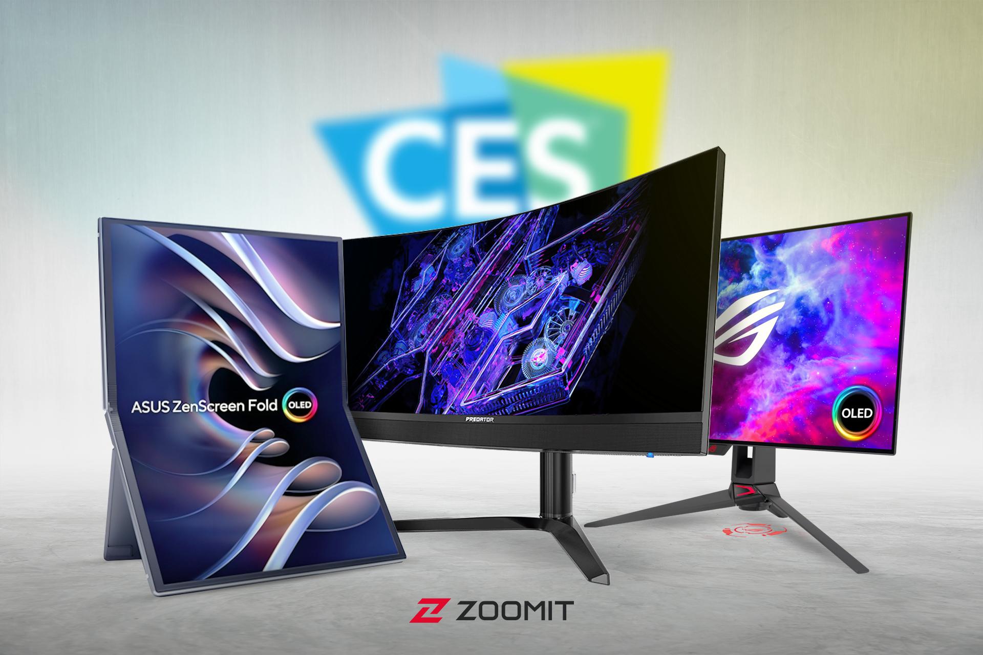 بهترین مانیتورهای CES 2024