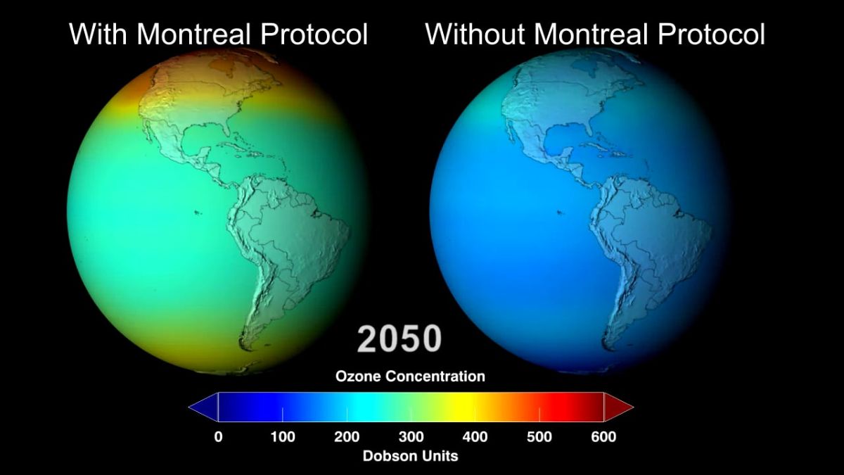 جهان پس از ممنوعیت استفاده از کلروفلوئوروکربن‌ها در جوامع بین‌المللی