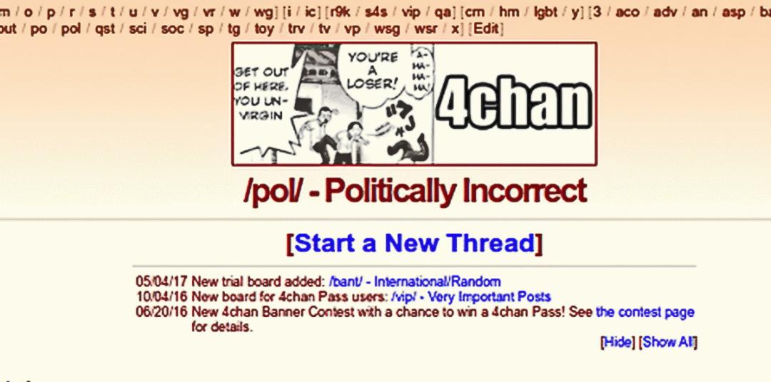 بورد pol وبسایت 4chan
