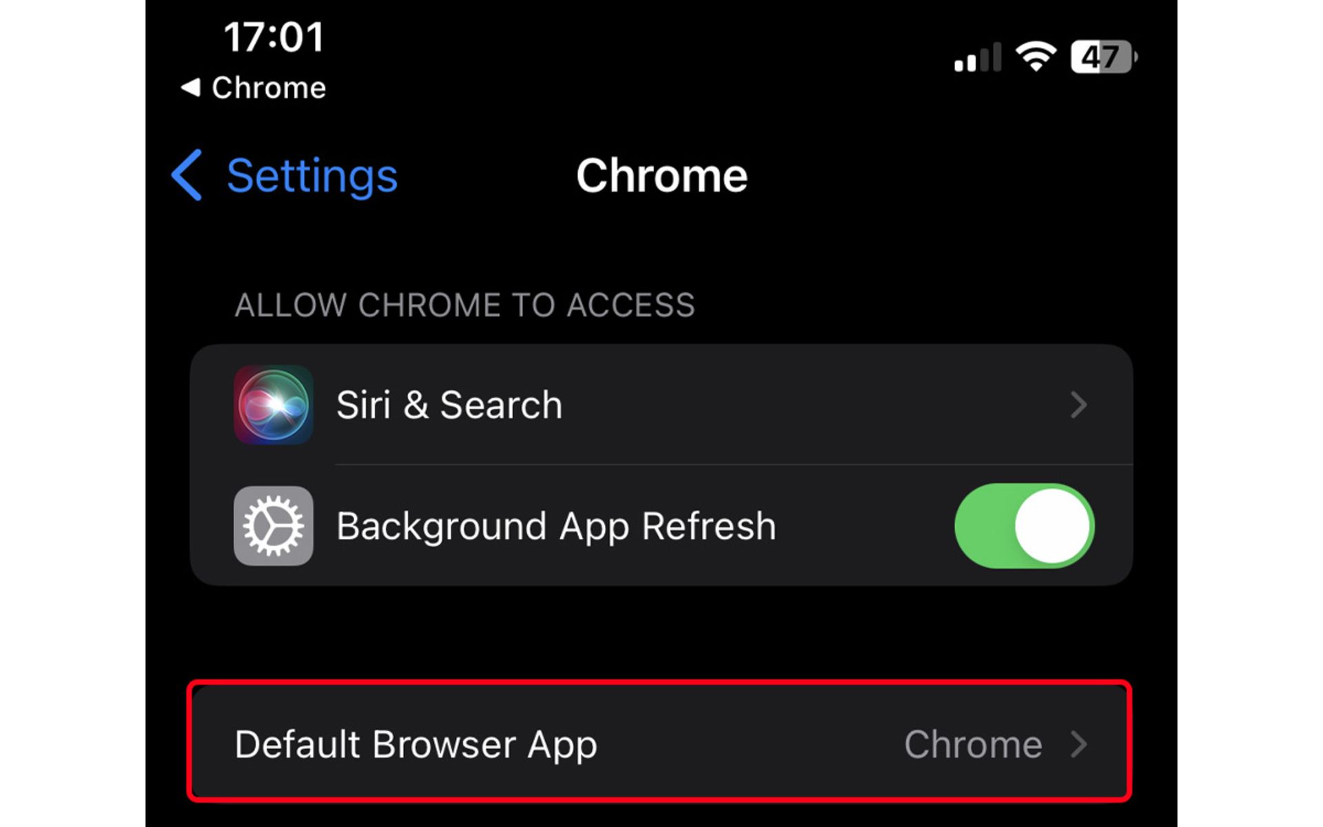 نحوه تغییردادن مرورگر پیش‌فرض آیفون