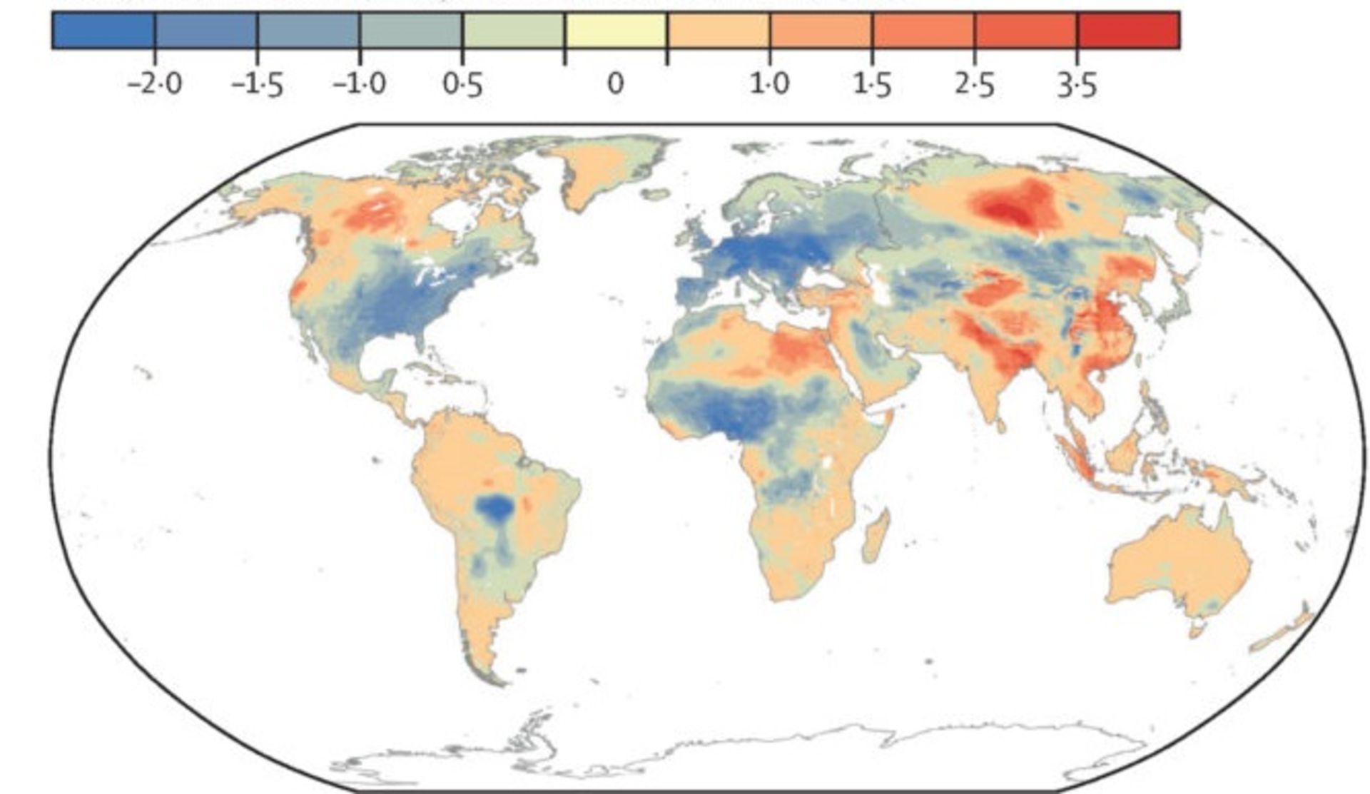تغییر غلظت PM2.5 
