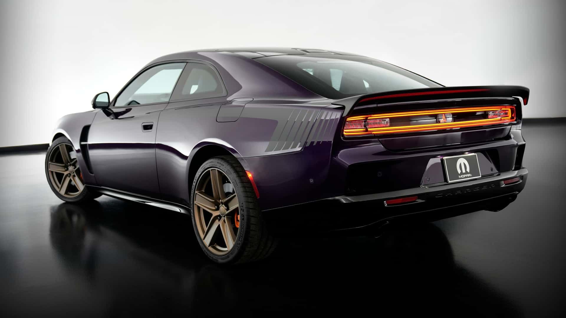 سه‌چهارم عقبی خودرو دوج Moparized Charger Sixpack Concept