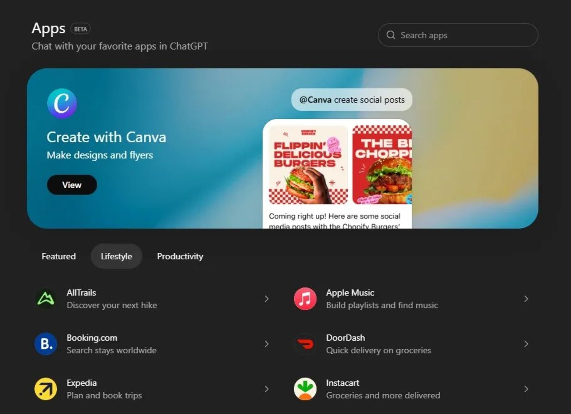اپ استور ChatGPT