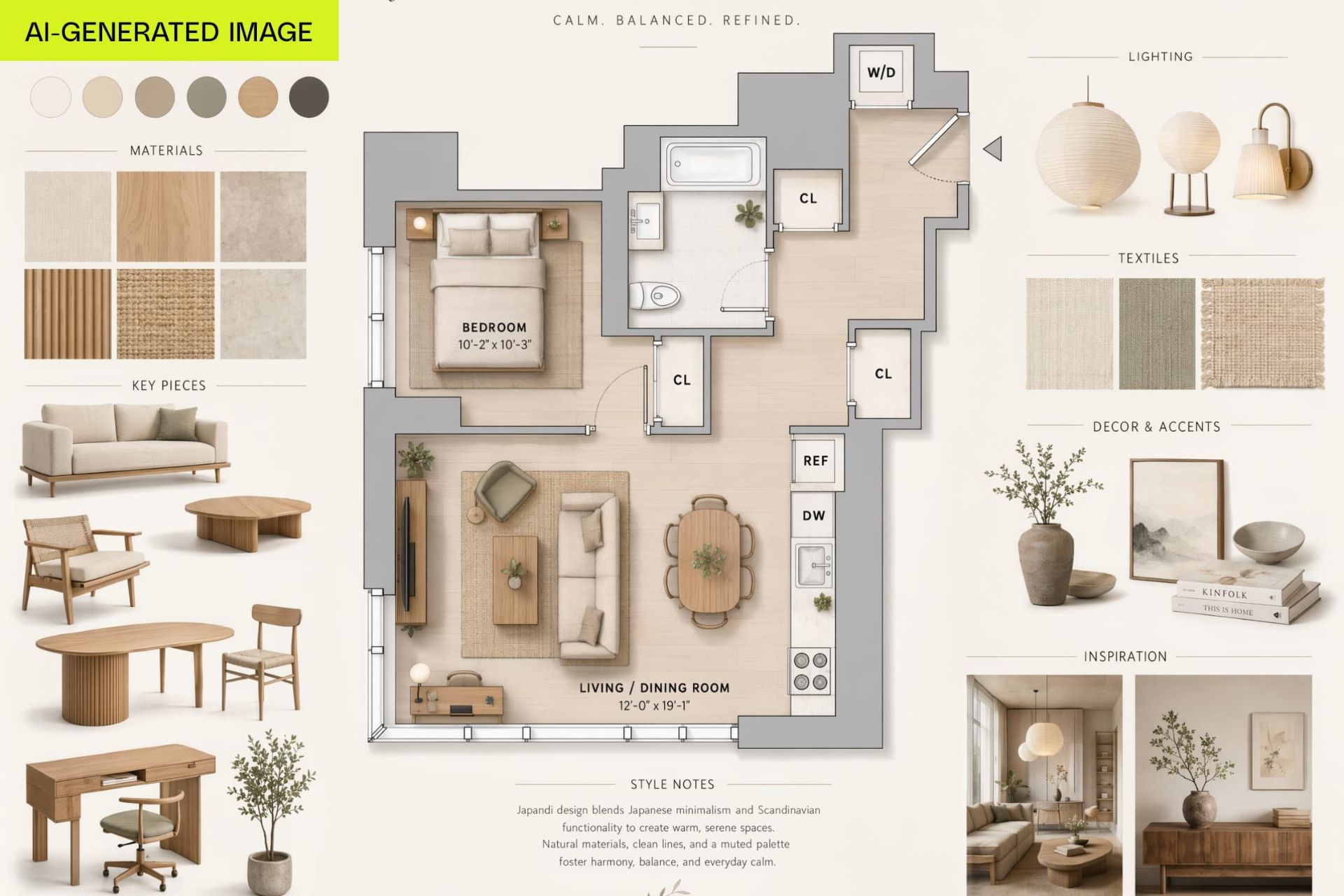 نمای هوایی از طراحی داخلی خانه