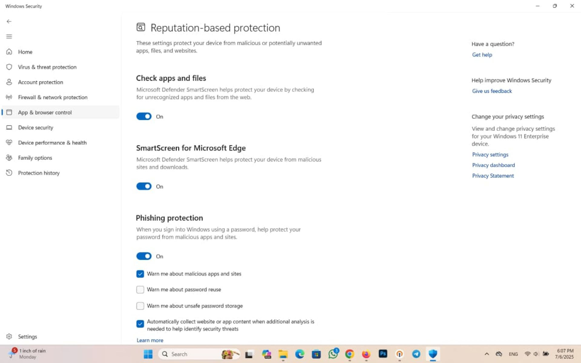 ابزار Windows SmartScreen