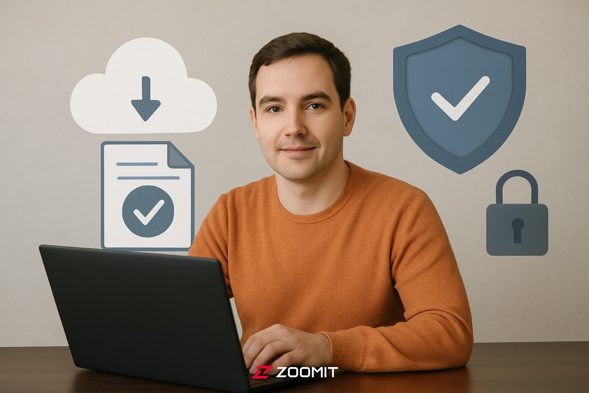 کاور ارزیابی امنیت فایل دانلودی