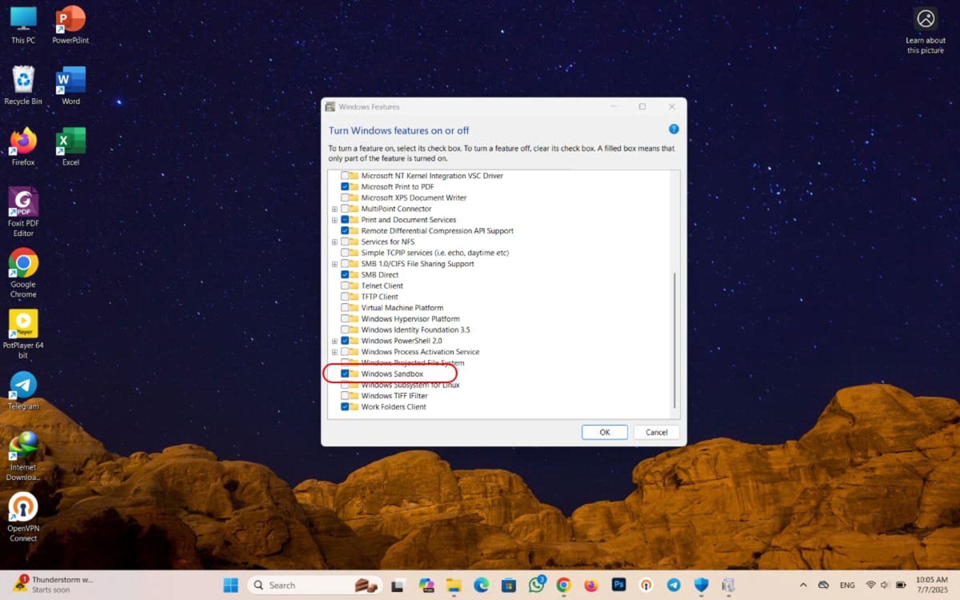 اجرای فایل در محیط امن (Sandbox)