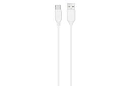 کابل شارژ USB چرلو Type-A به Type-C مدل CH-TC01 با طول 1 متر رنگ سفید