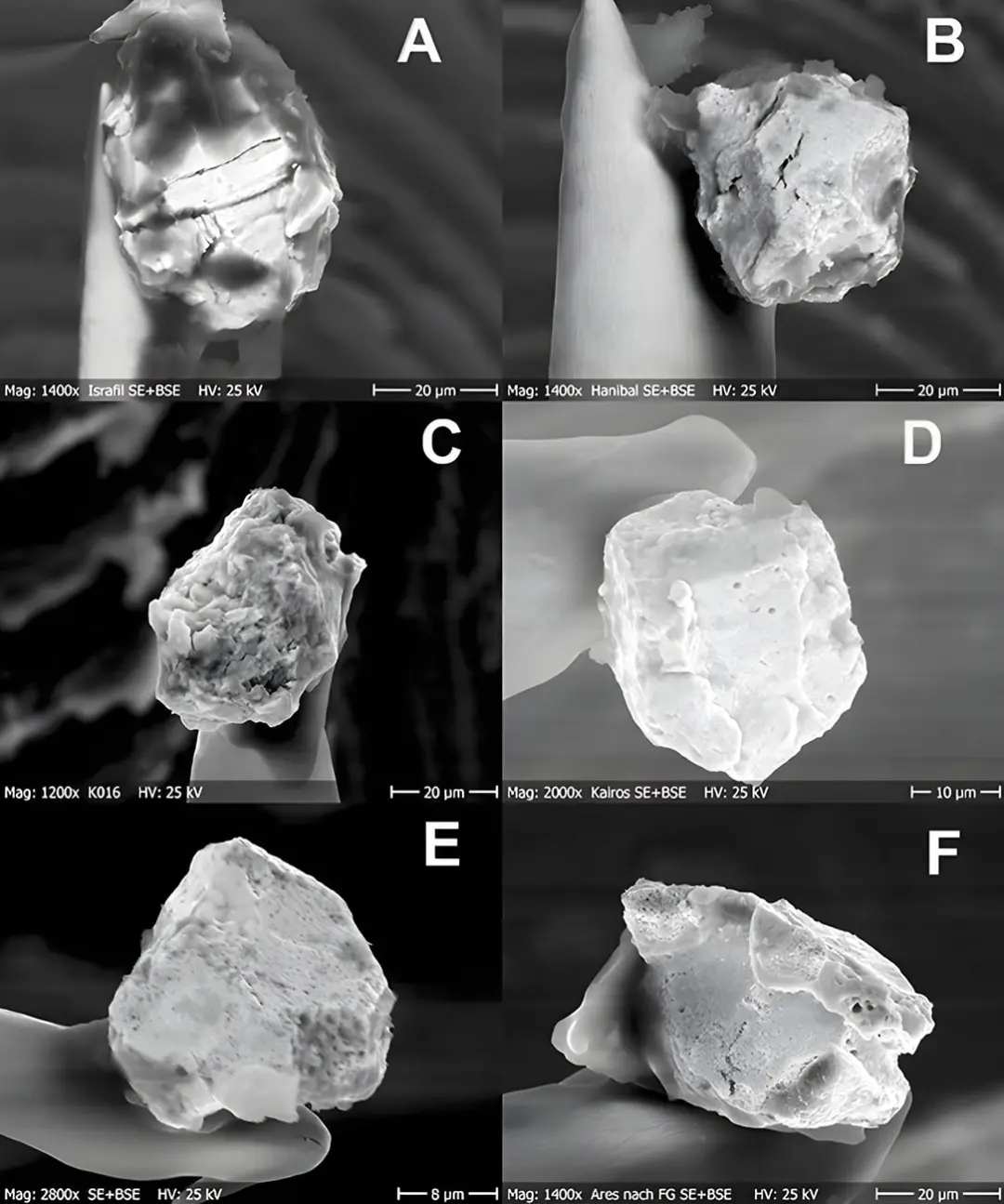 ذرات میکروسکوپی سوخت هسته‌ای