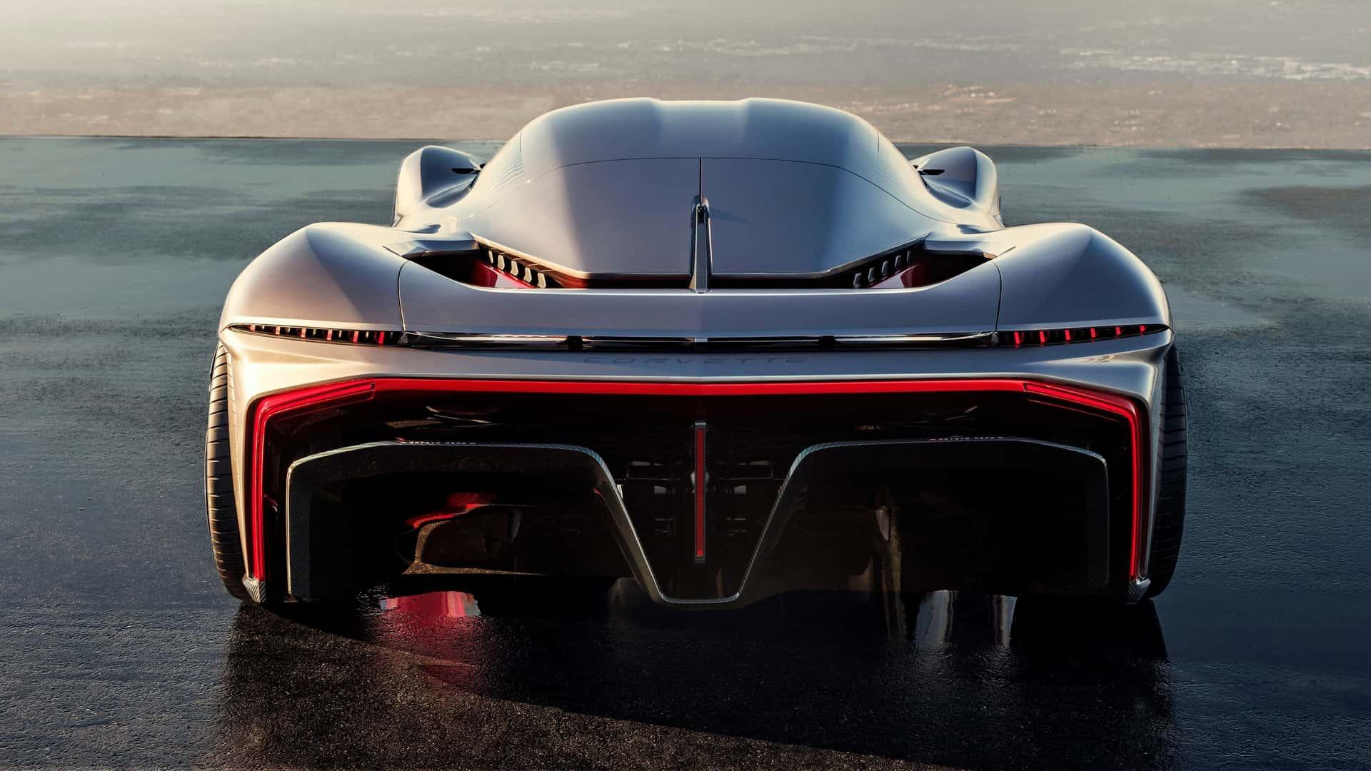 نمای عقبی طرح مفهومی شورولت California Corvette Concept
