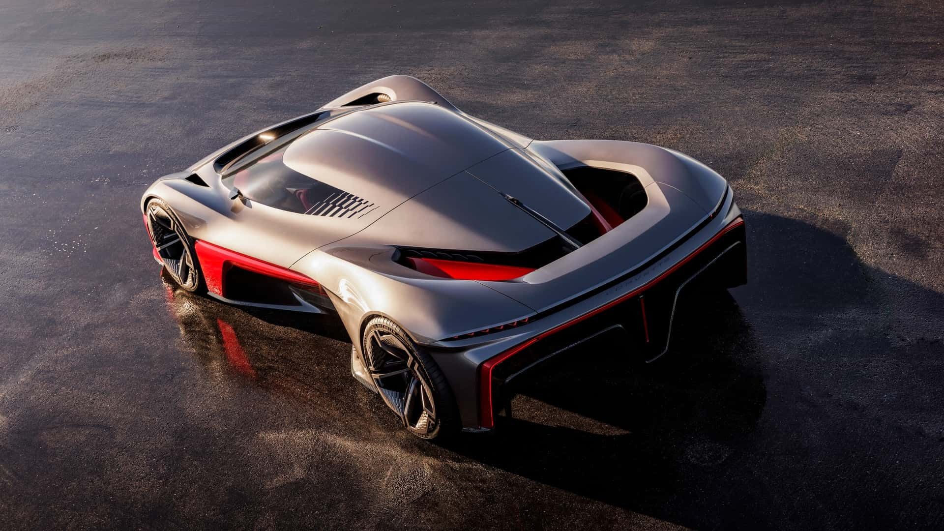 نمای بالایی طرح مفهومی شورولت California Corvette Concept