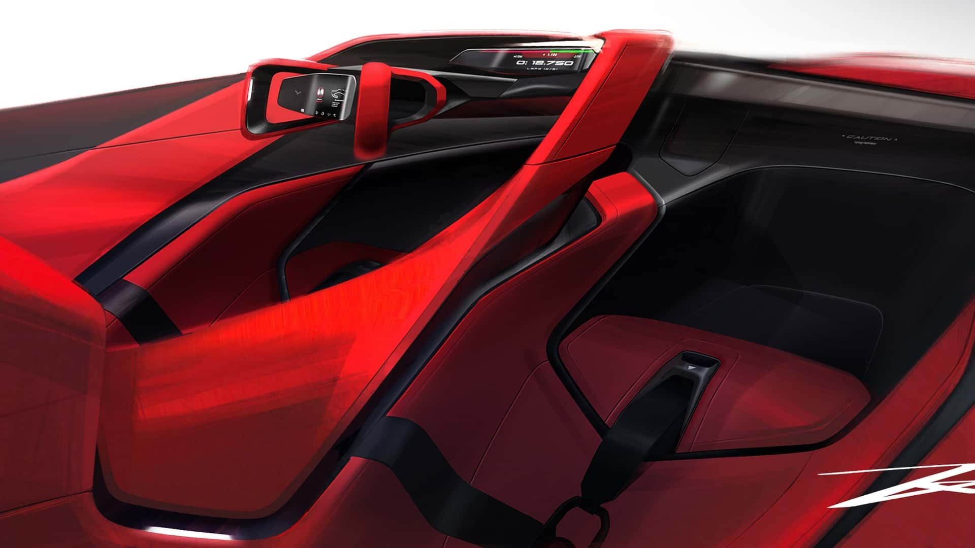 کابین داخلی طرح مفهومی شورولت California Corvette Concept