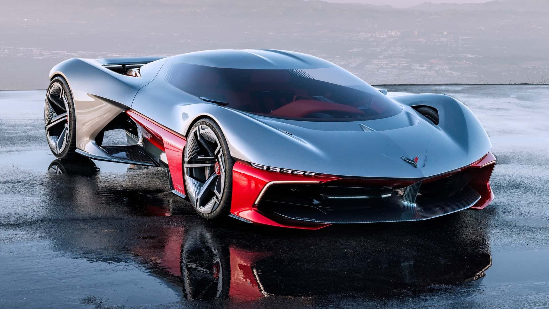 نمای جلویی طرح مفهومی شورولت California Corvette Concept