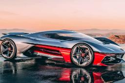 طرح مفهومی شورولت California Corvette Concept به‌صورت پارک شده