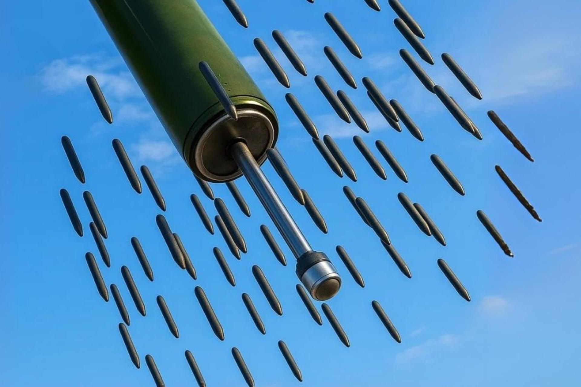 نمایی از بمب گرافیتی چین