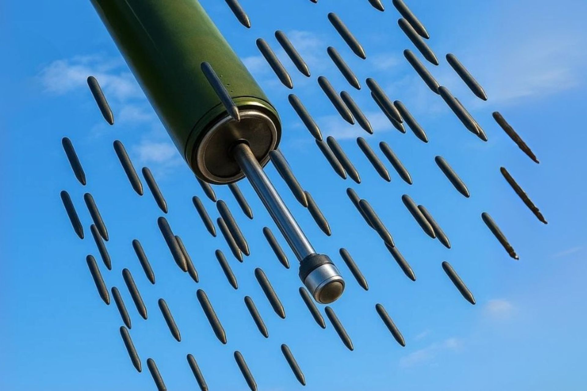 نمایی از بمب گرافیتی چین