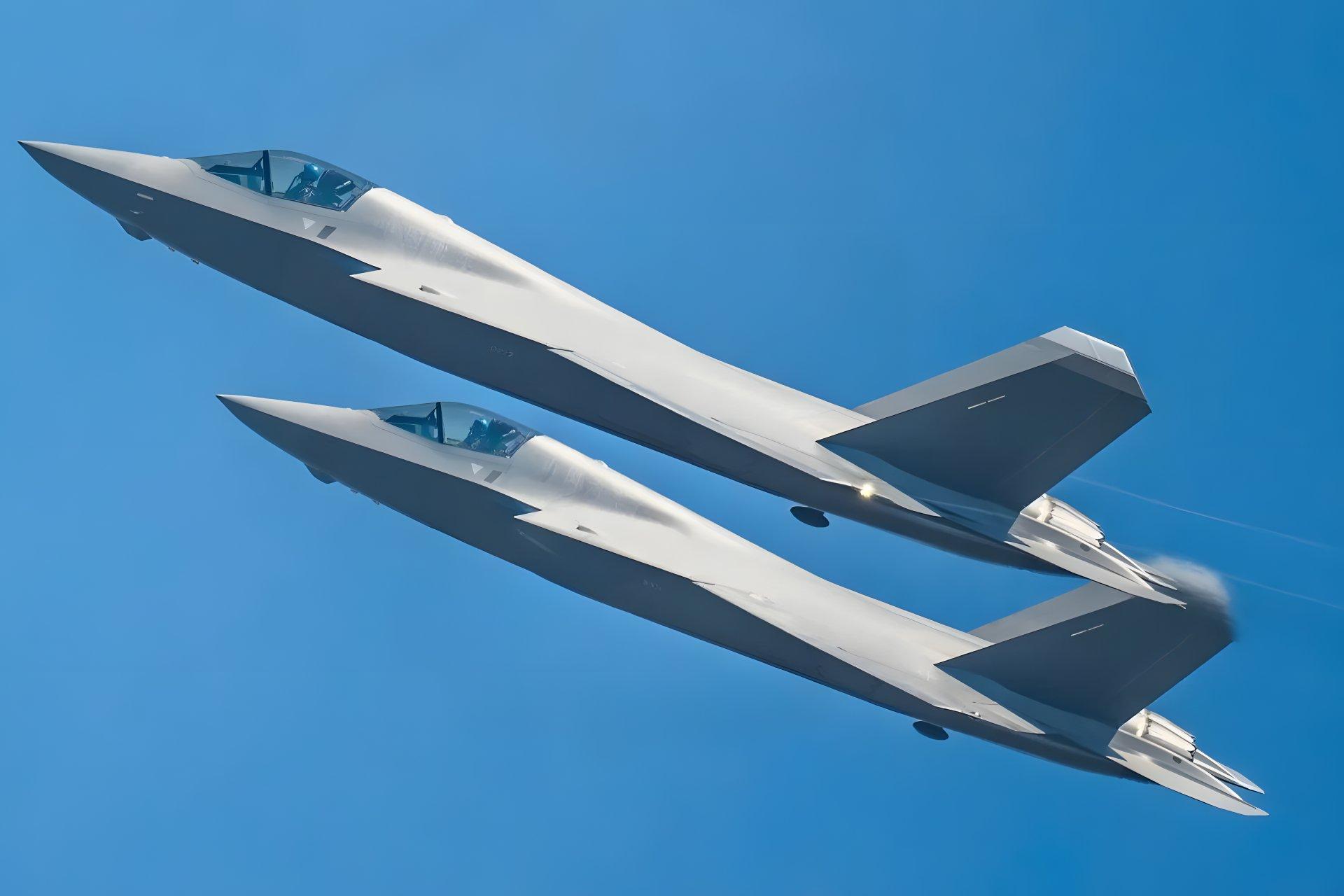 دو جنگنده چینی J-35