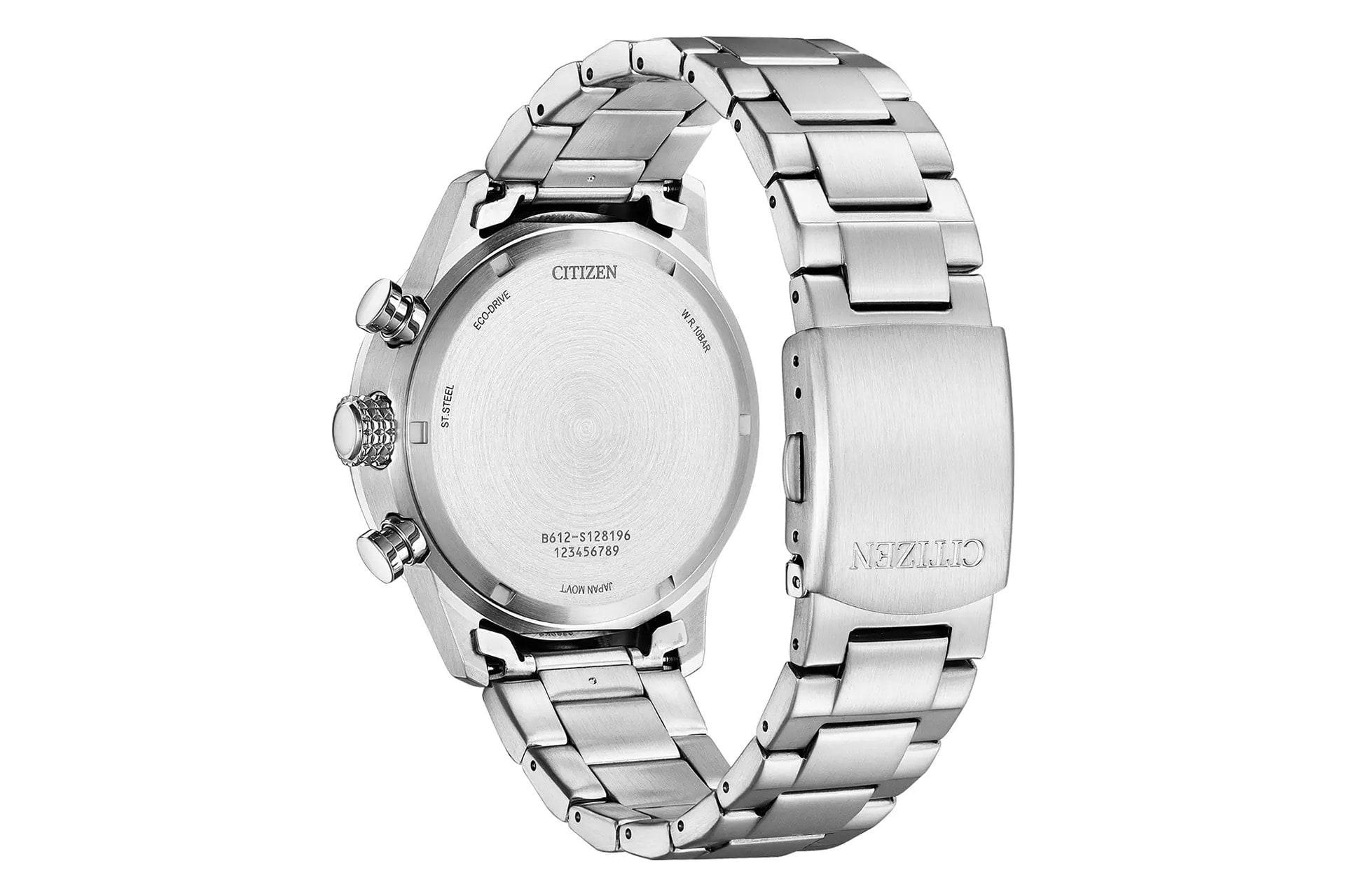 پشت ساعت مچی مردانه سیتیزن Citizen Eco-Drive CA0791-81X