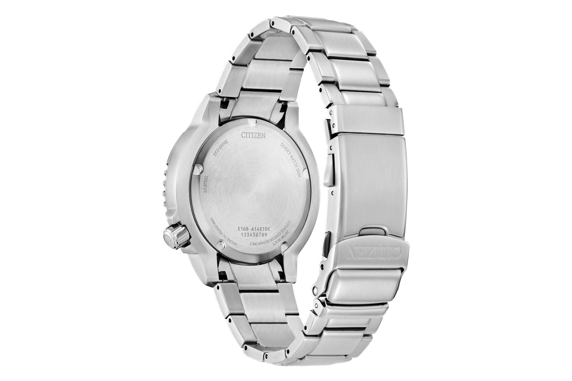 پشت ساعت مچی مردانه سیتیزن Citizen Promaster Diver Eco-Drive BN0165-55L