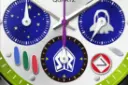سیتیزن مدل Toy Story x Citizen Buzz Lightyear Tsuno Chronograph نمای نزدیک از صفحه ساعت