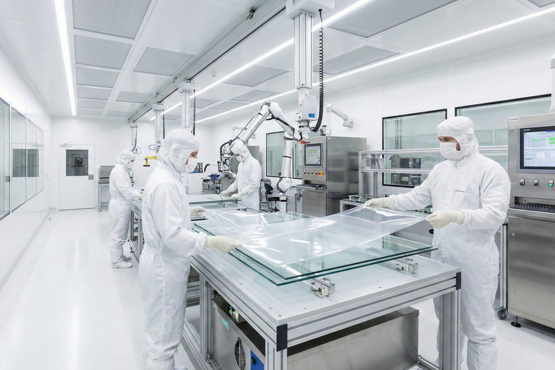 اتاق پاک ساخت شیشه ضد گلوله