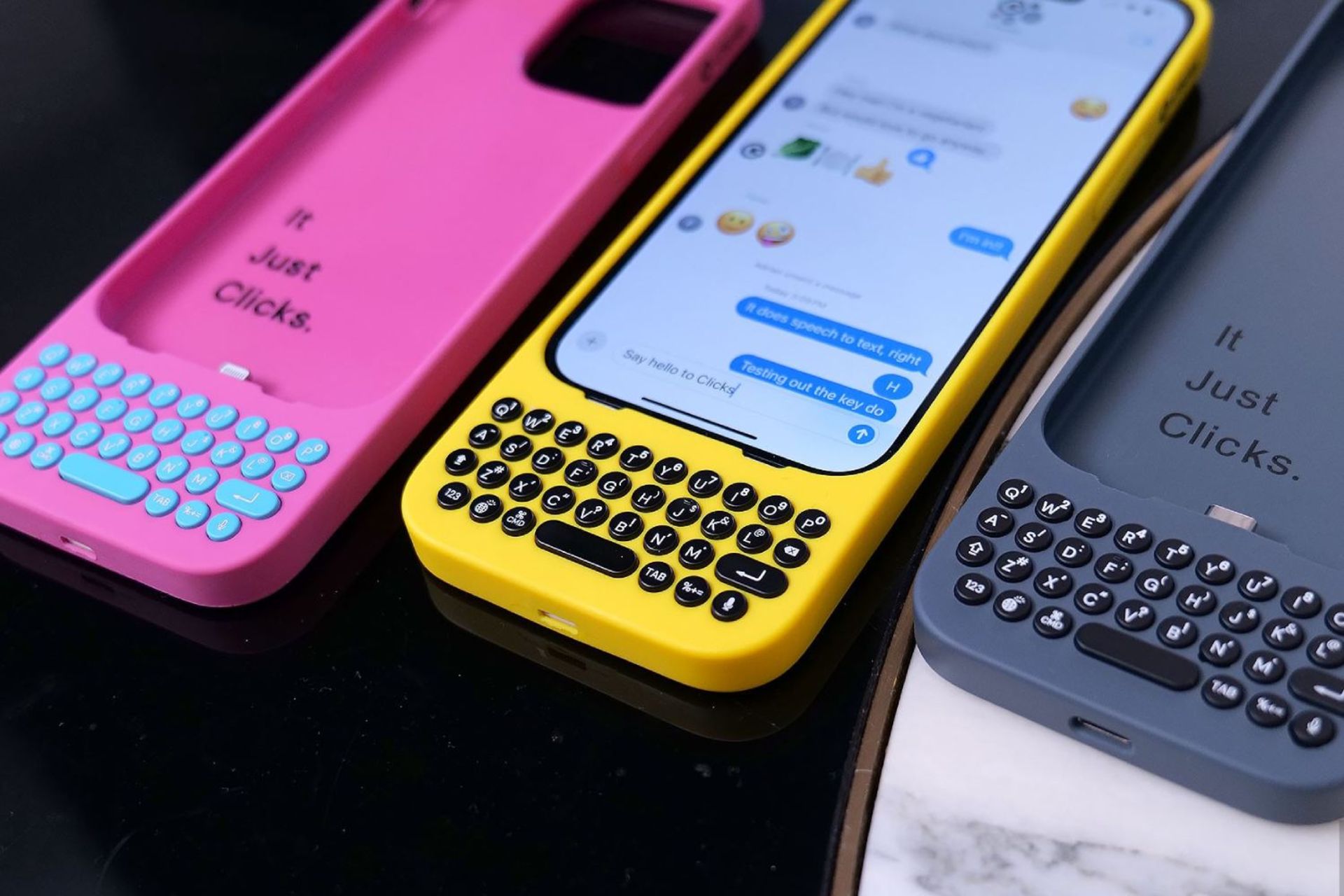 کیبورد فیزیکی Clicks برای آیفون