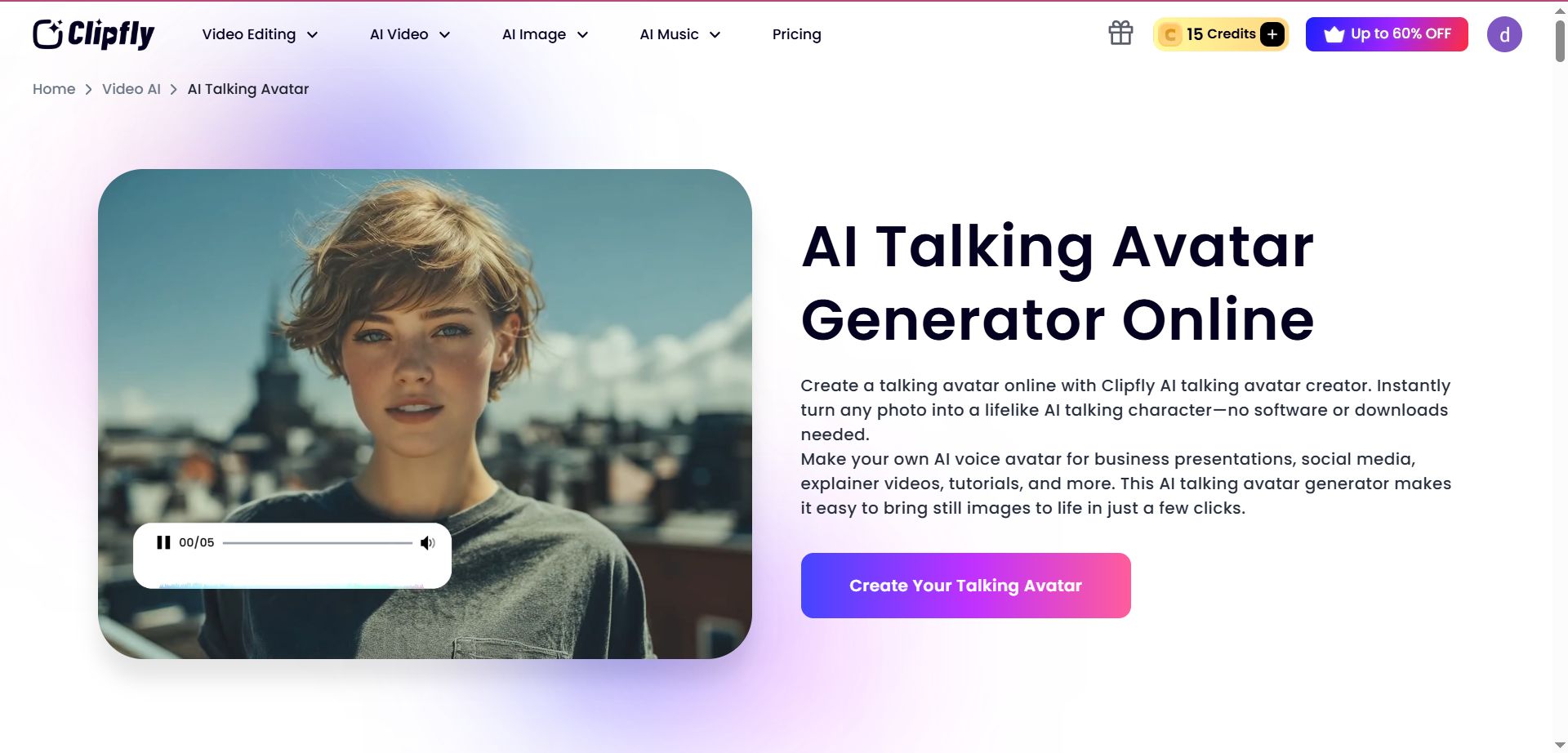 ساخت تصویر متحرک با Clipfly