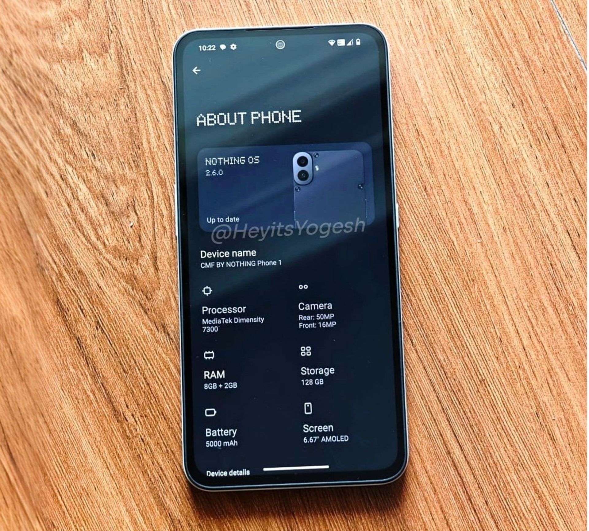 پنل جلویی گوشی CMF Phone 1