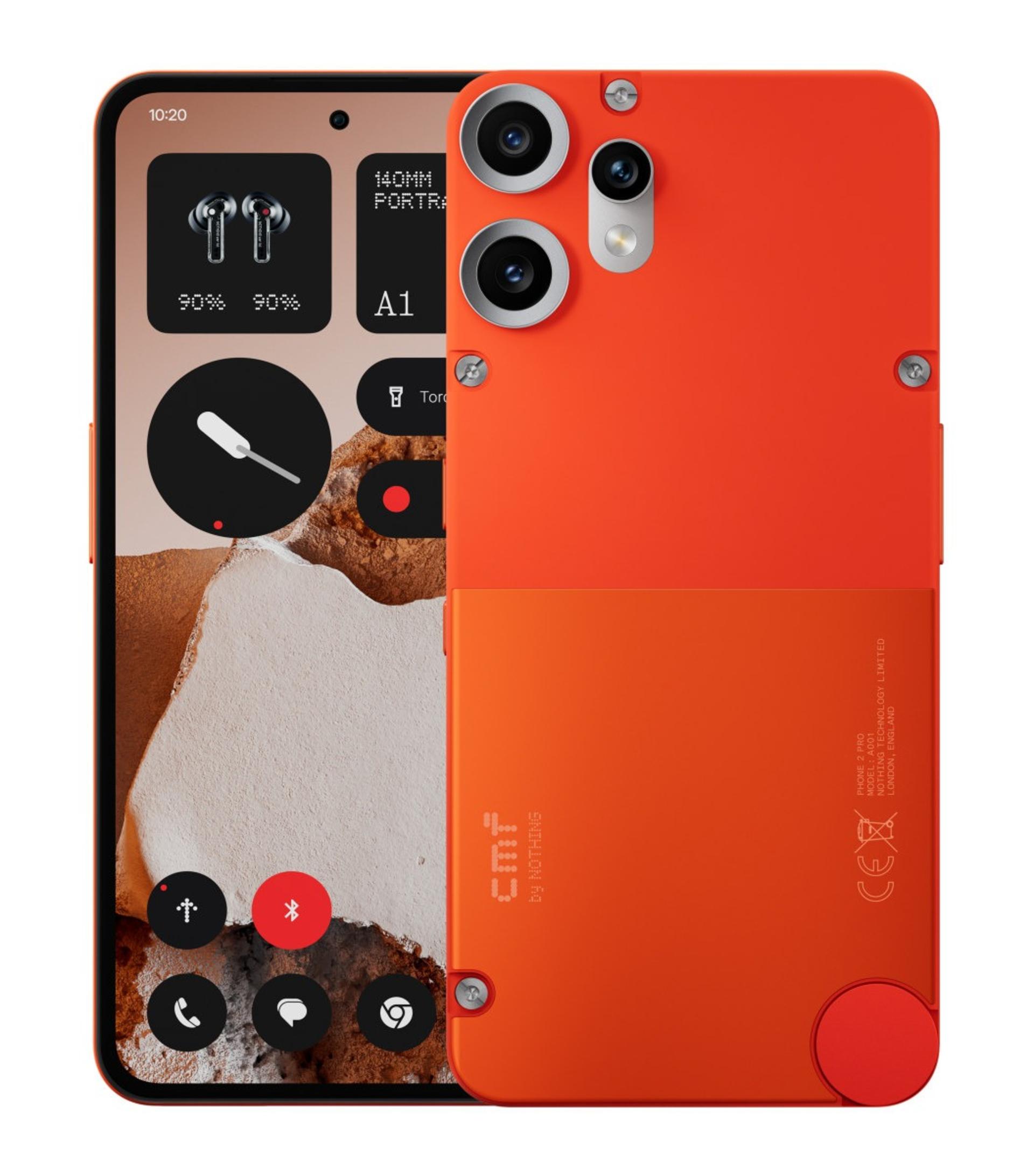 پنل جلو و پشت گوشی CMF Phone 2 Pro رنگ نارنجی