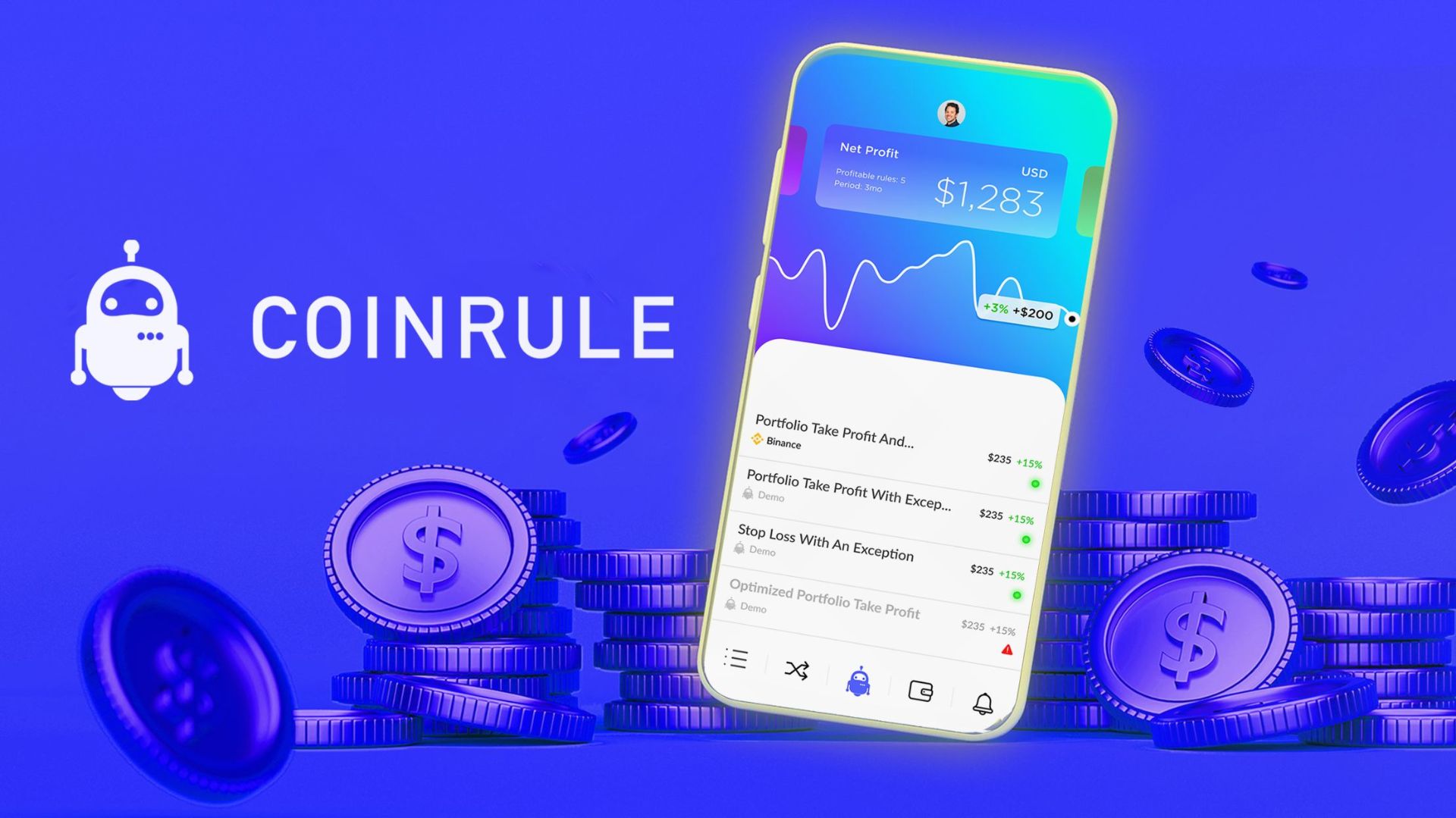 ابزار ترید هوش مصنوعی Coinrule