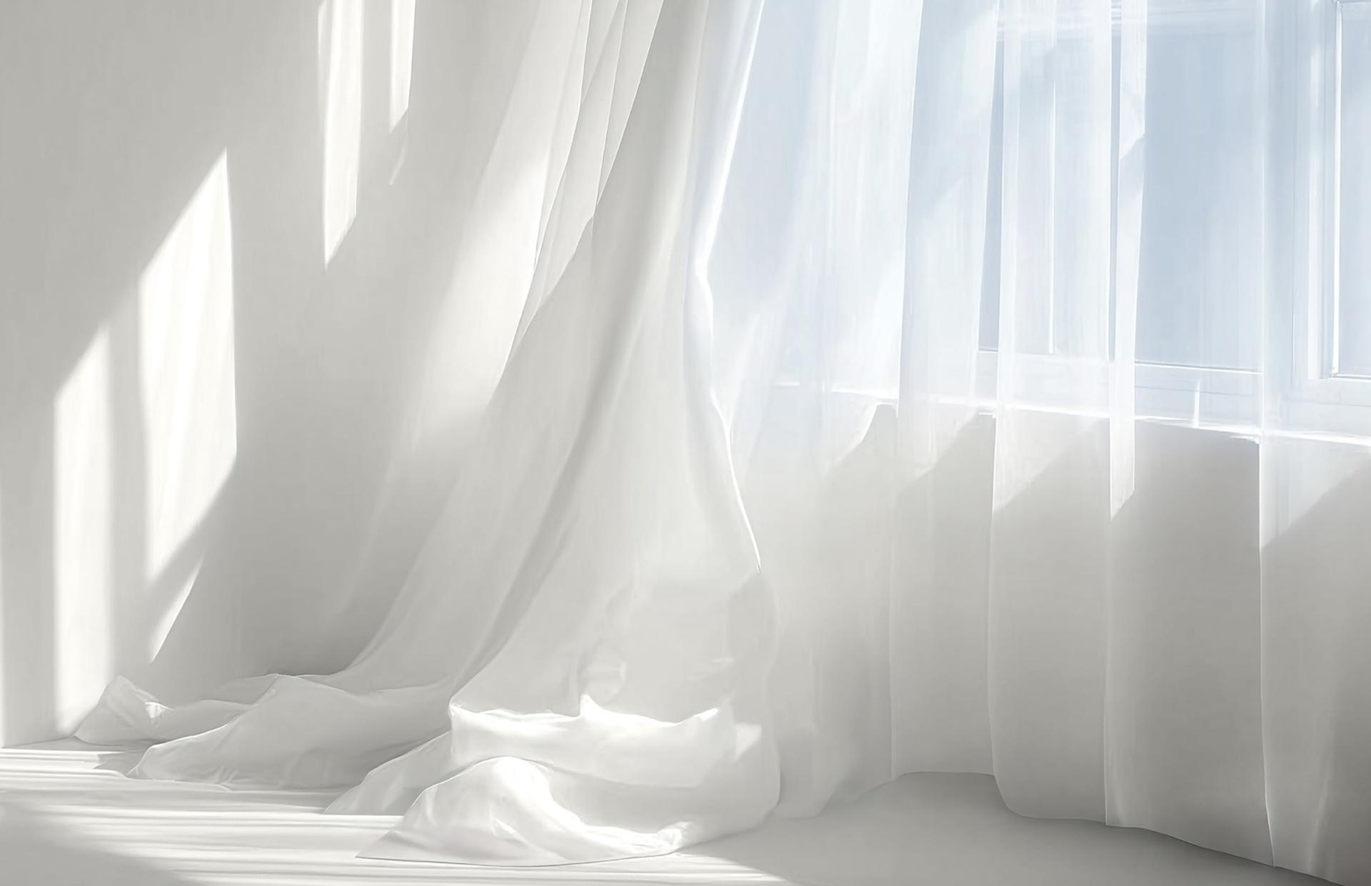 رنگ Cloud Dancer روی پرده