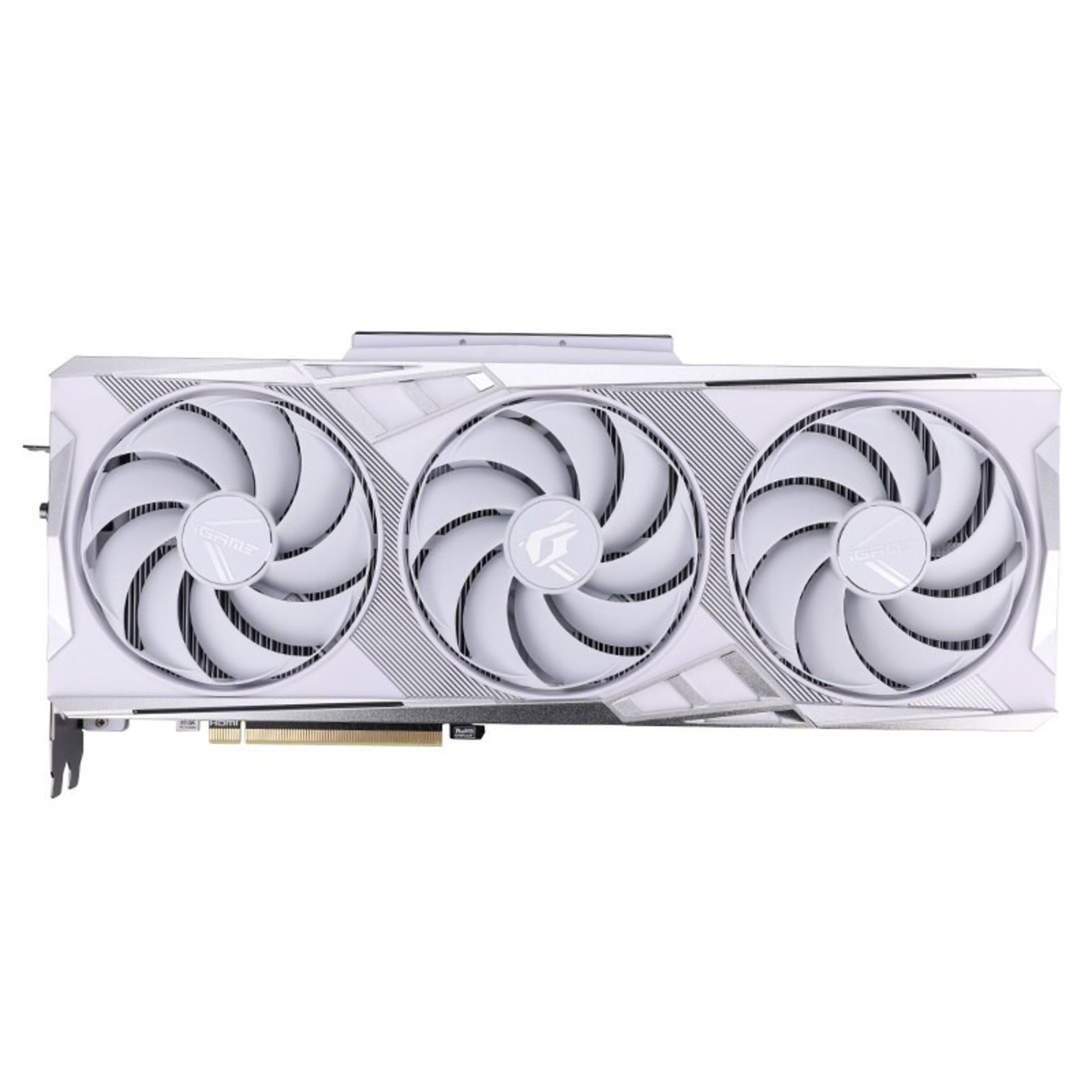 کارت گرافیک انویدیا Colorful rtx 4070 ti super white سفید از جلو